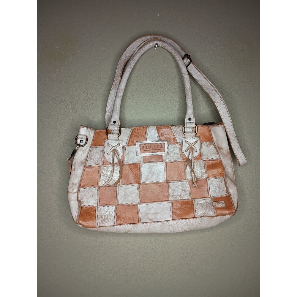 Bedstu Rockababy SL Nectar Lux Tan Finishes Tan And White Checkered Boho Rare